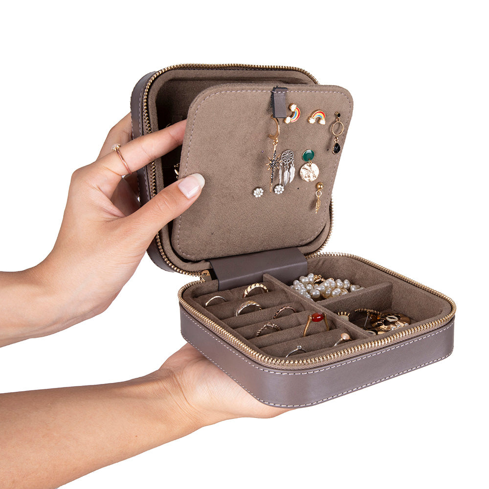 Amanda Genuine Leather Jewelry Box