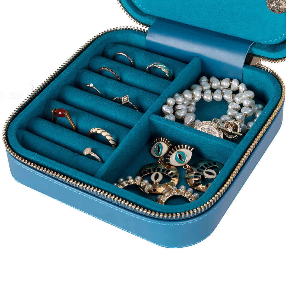 Amanda Genuine Leather Jewelry Box