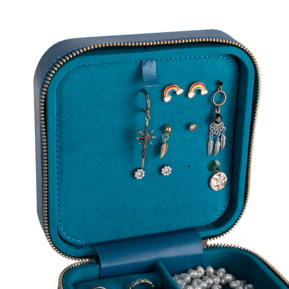 Amanda Genuine Leather Jewelry Box