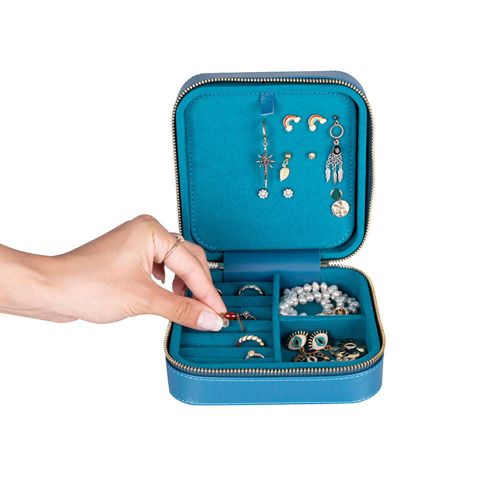 Amanda Genuine Leather Jewelry Box