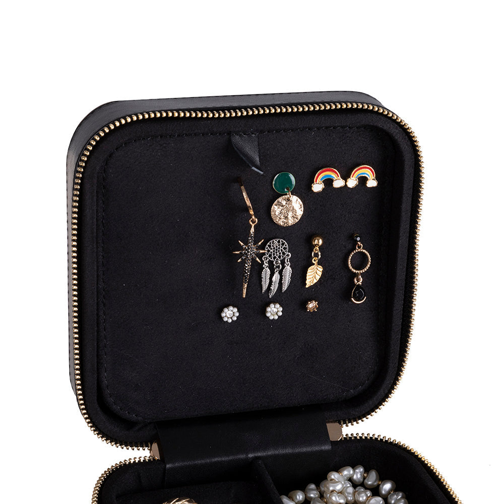 Amanda Genuine Leather Jewelry Box