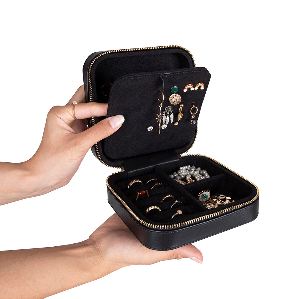 Amanda Genuine Leather Jewelry Box
