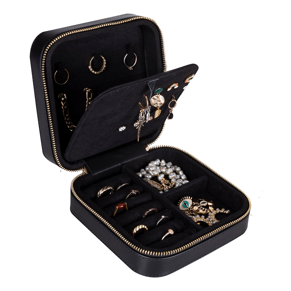 Amanda Genuine Leather Jewelry Box
