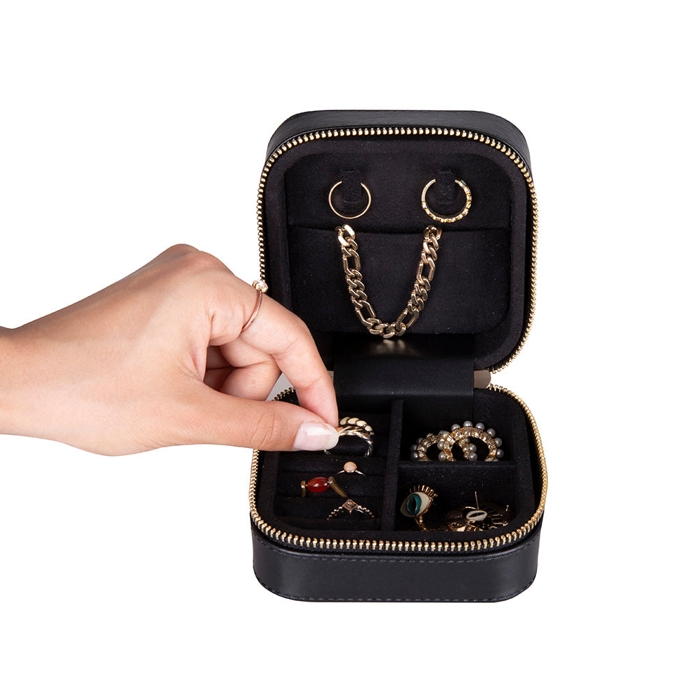 Amanda Genuine Leather Jewelry Box
