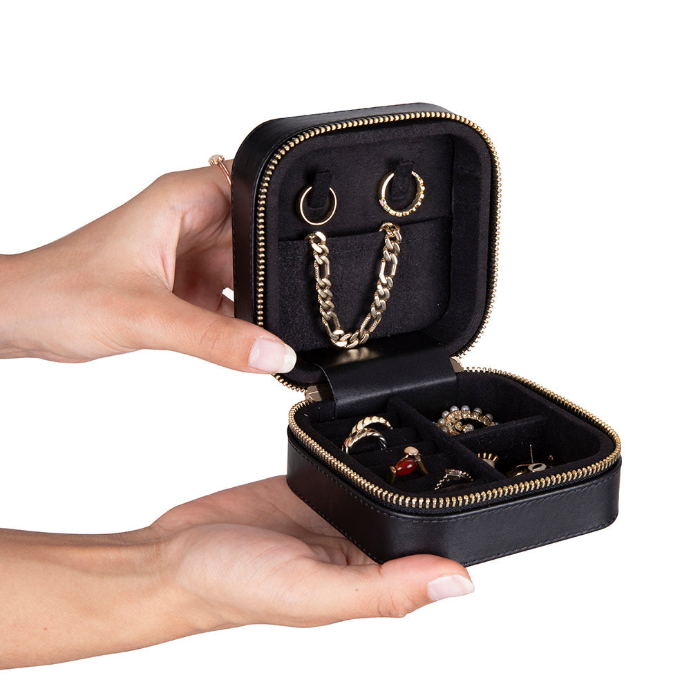Amanda Genuine Leather Jewelry Box