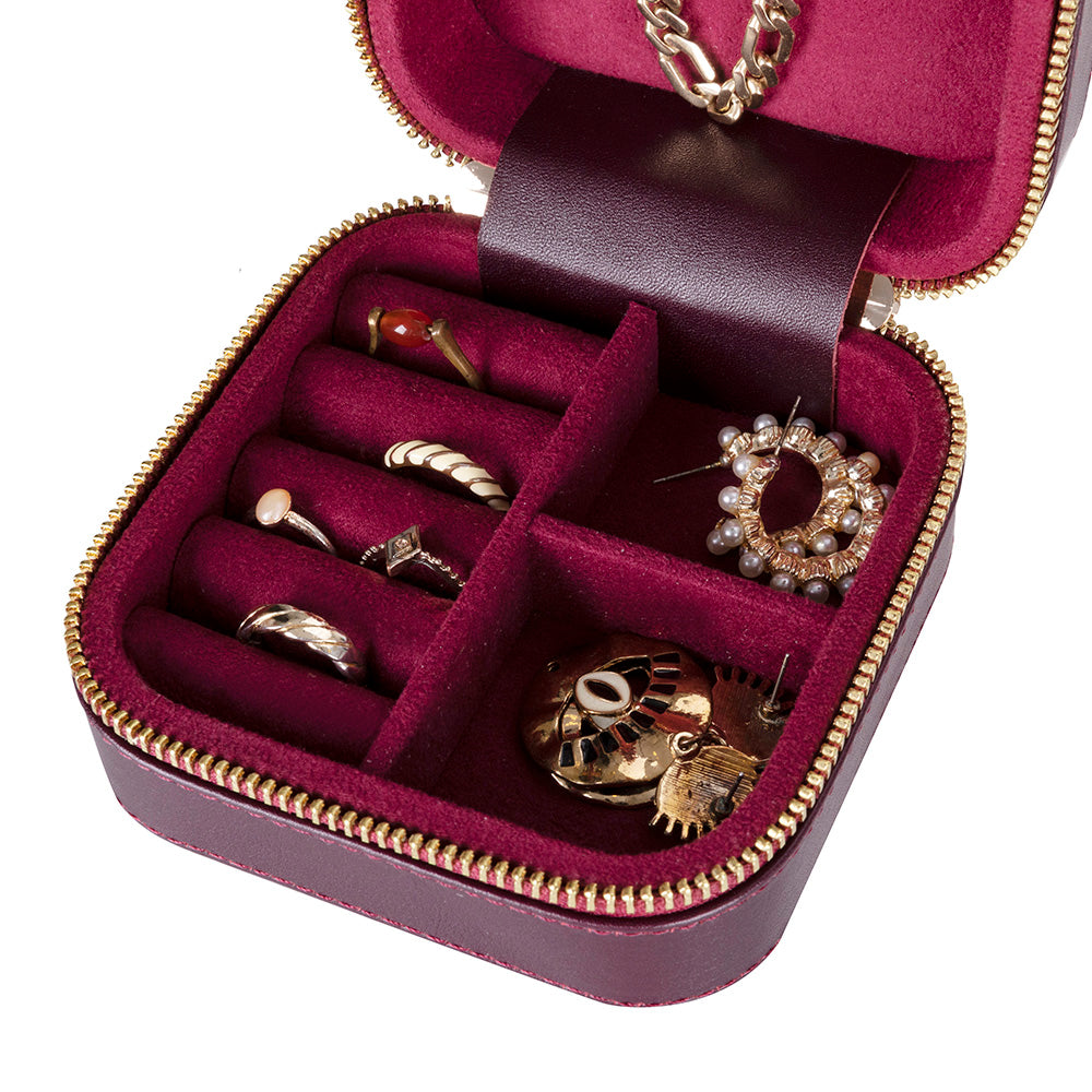 Amanda Genuine Leather Jewelry Box
