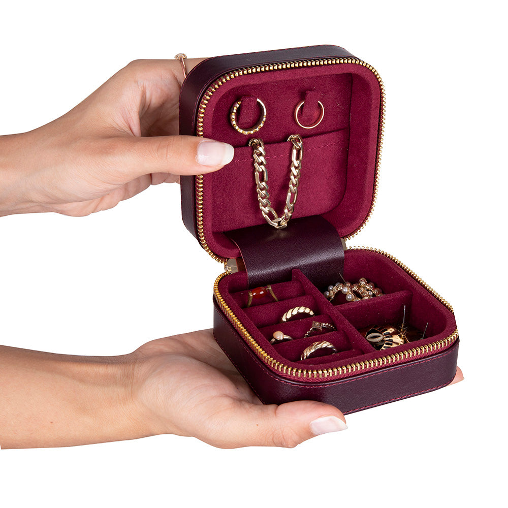 Amanda Genuine Leather Jewelry Box