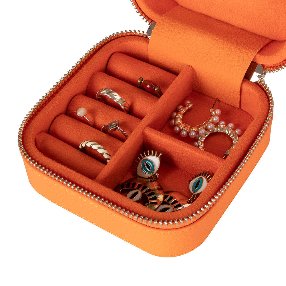 Amanda Genuine Leather Jewelry Box