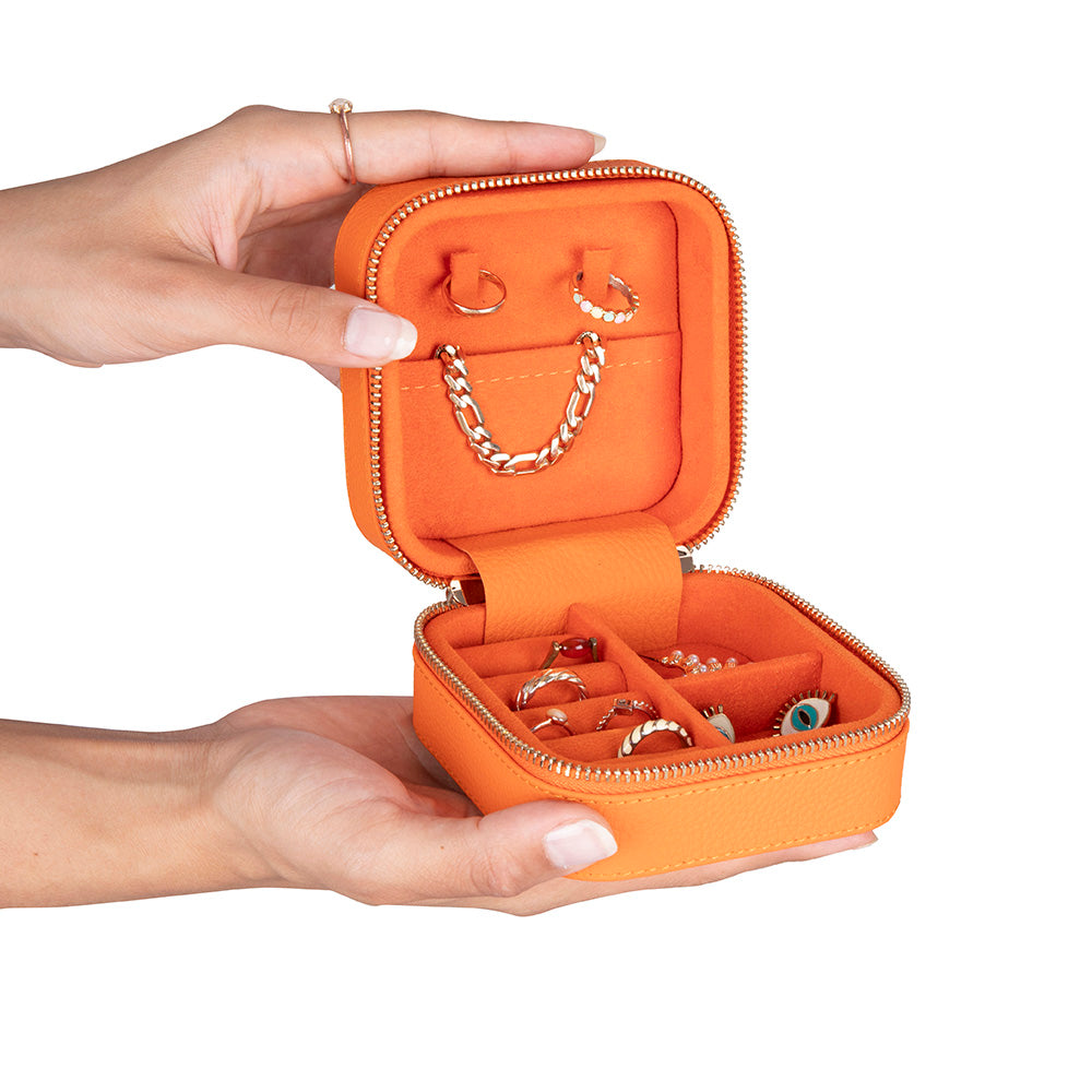 Amanda Genuine Leather Jewelry Box