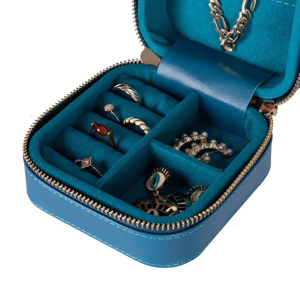 Amanda Genuine Leather Jewelry Box