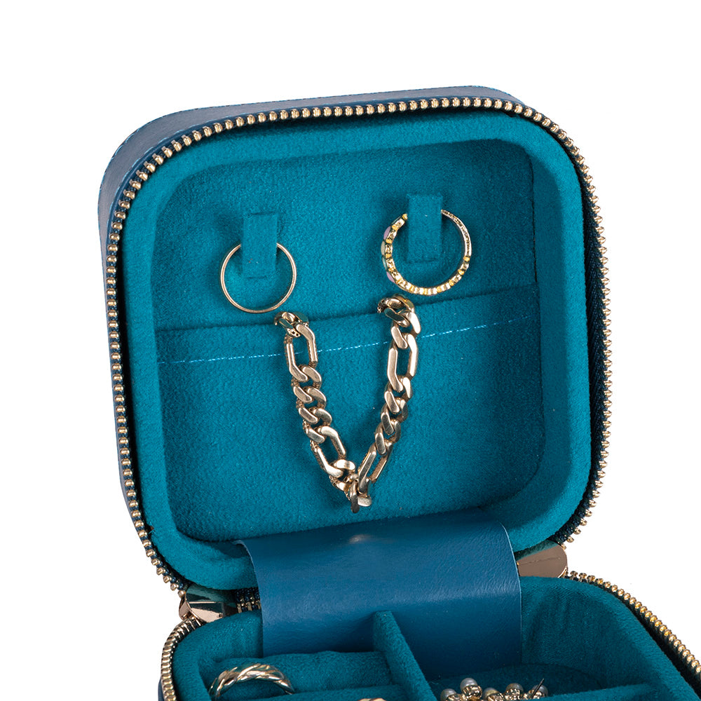 Amanda Genuine Leather Jewelry Box