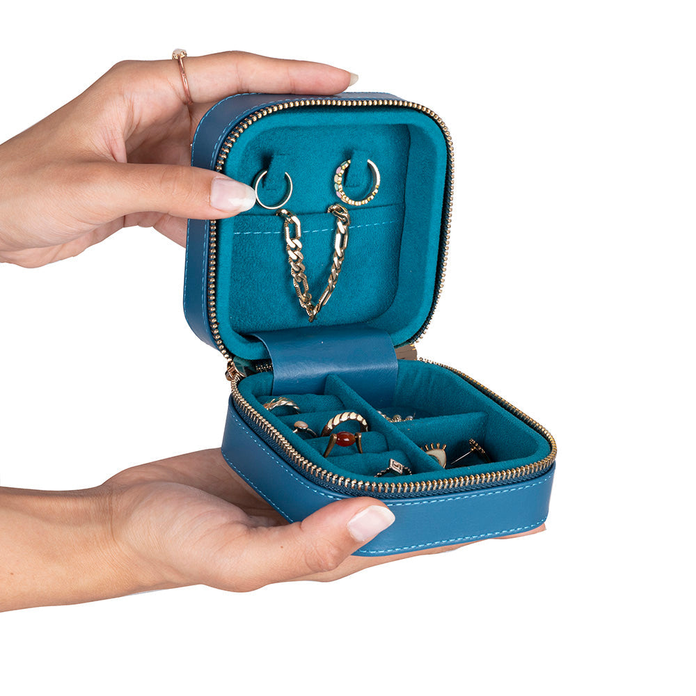Amanda Genuine Leather Jewelry Box