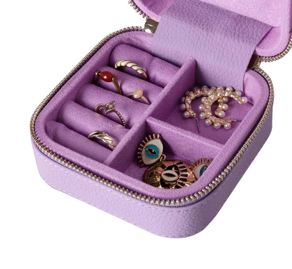 Amanda Genuine Leather Jewelry Box