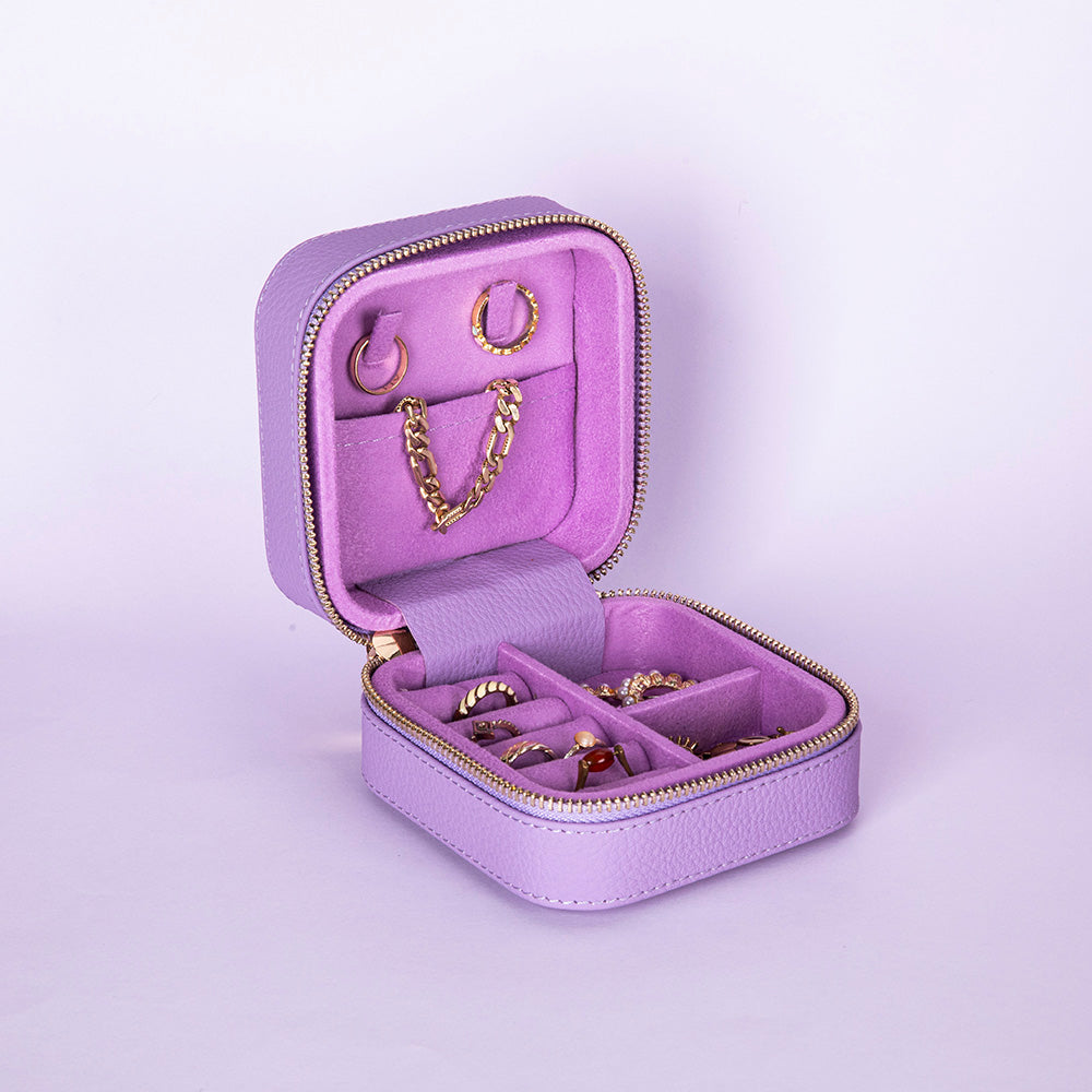 Amanda Genuine Leather Jewelry Box