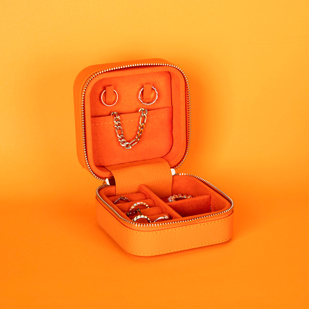 Amanda Genuine Leather Jewelry Box