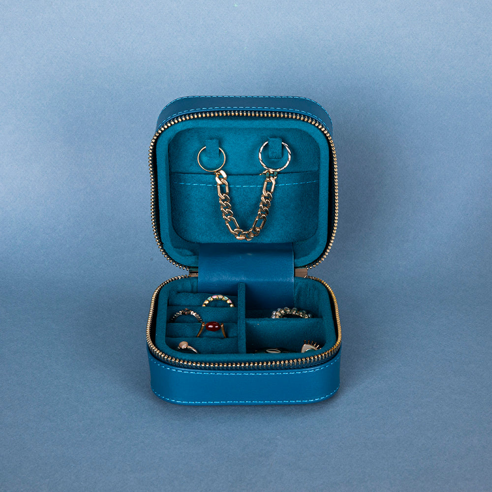 Amanda Genuine Leather Jewelry Box