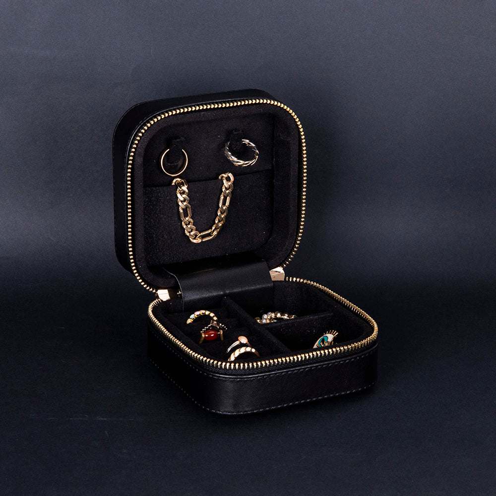 Amanda Genuine Leather Jewelry Box