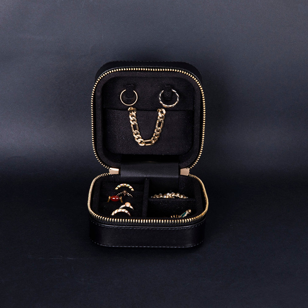 Amanda Genuine Leather Jewelry Box