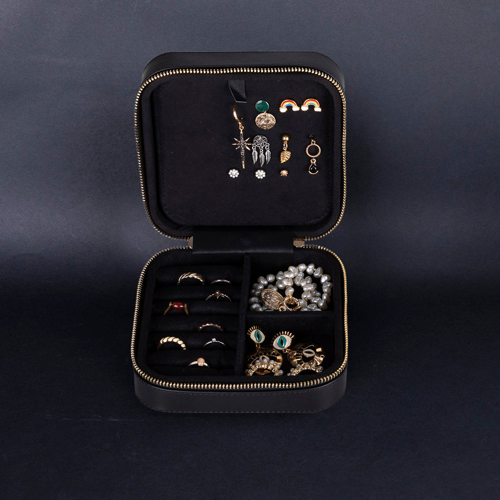 Amanda Genuine Leather Jewelry Box