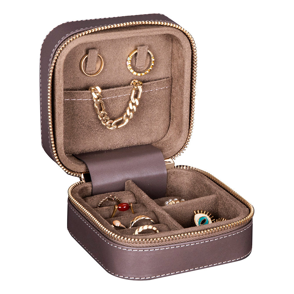 Amanda Genuine Leather Jewelry Box