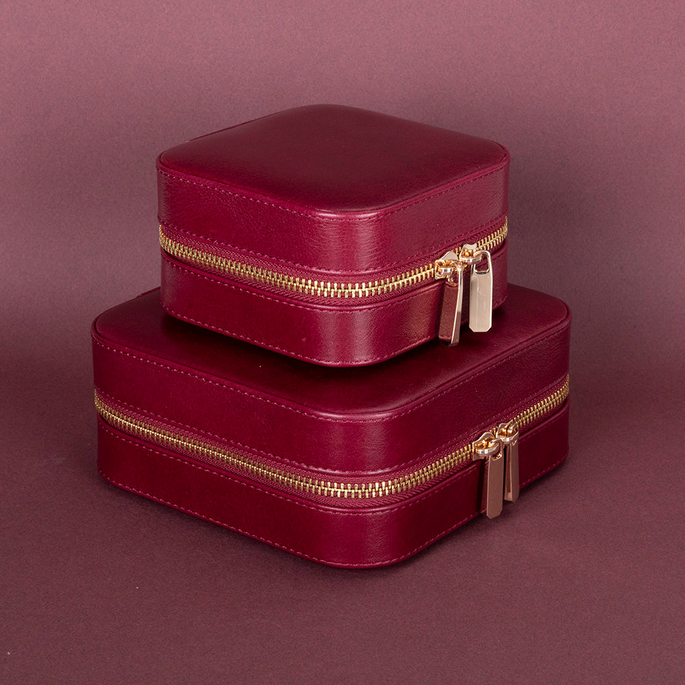 Amanda Genuine Leather Jewelry Box