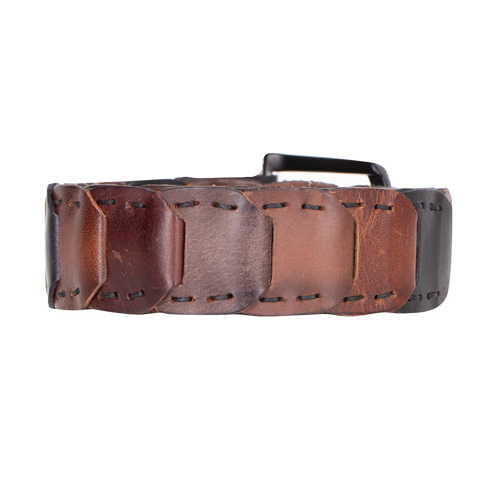 Vista Braided Genuine Leather Men's Belt