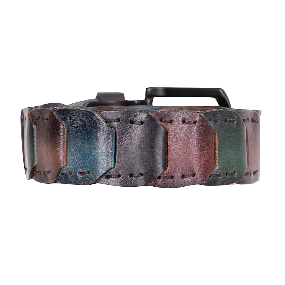 Eclipso Braided Genuine Leather Men's Belt