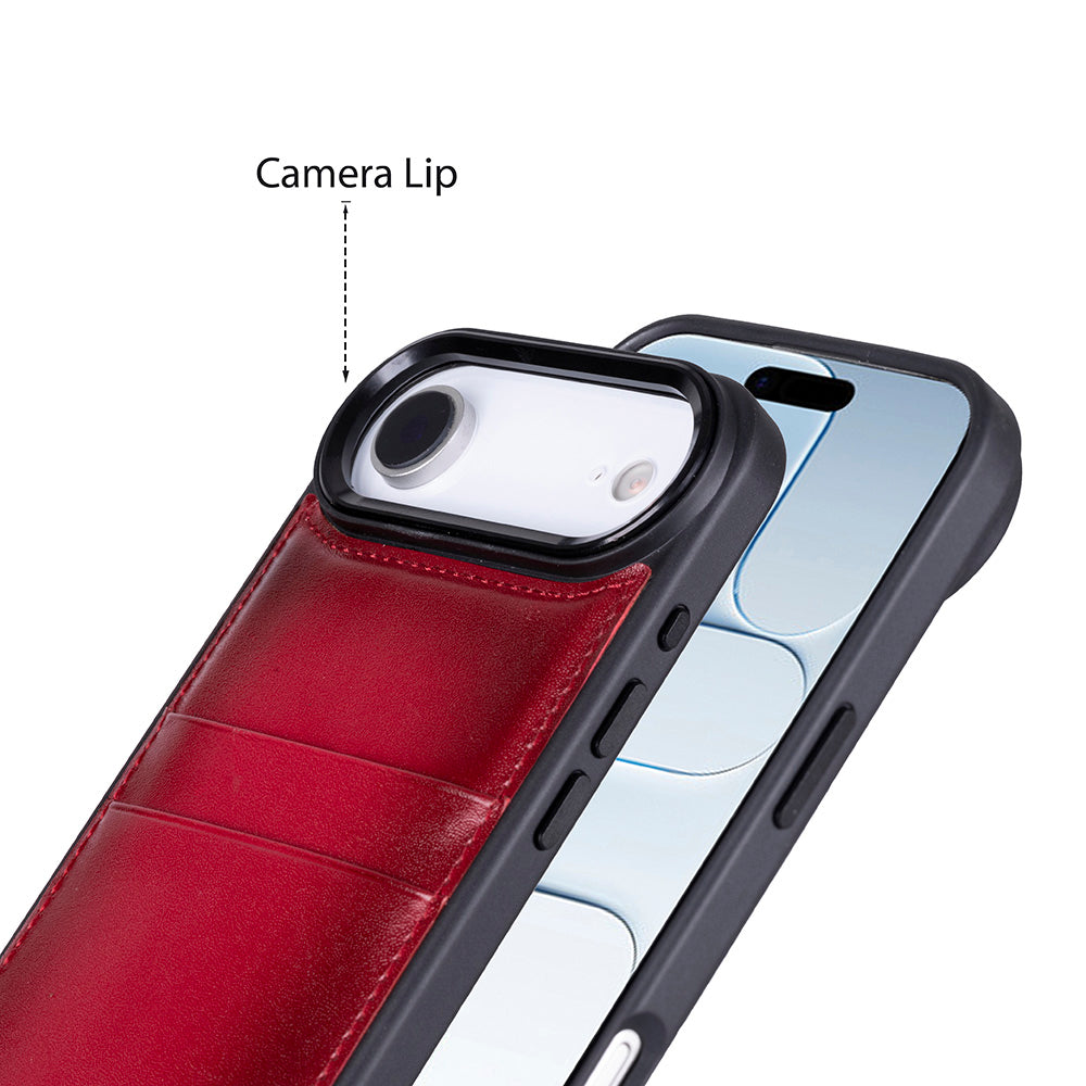 Flex iPhone 17 Air Leather Case (Card Holder, Bouletta)