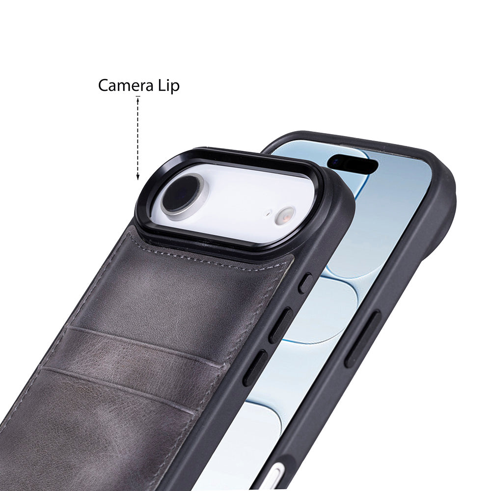 Flex iPhone 17 Air Leather Case (Card Holder, Bouletta)