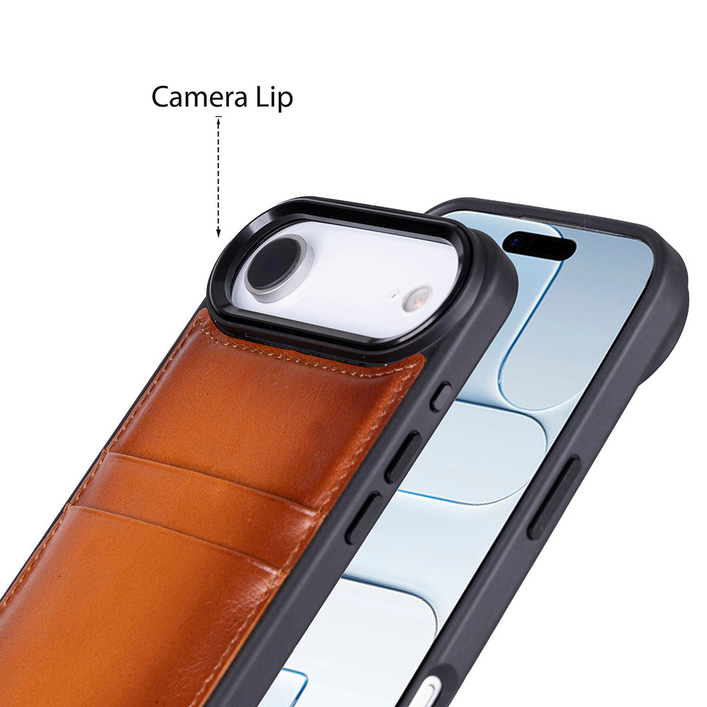 Flex iPhone 17 Air Leather Case (Card Holder, Bouletta)