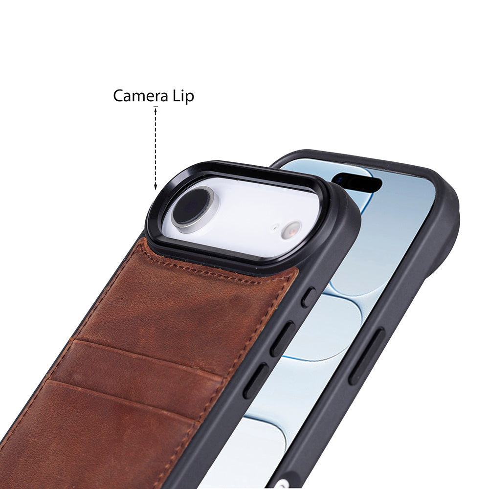 Flex iPhone 17 Air Leather Case (Card Holder, Bouletta)