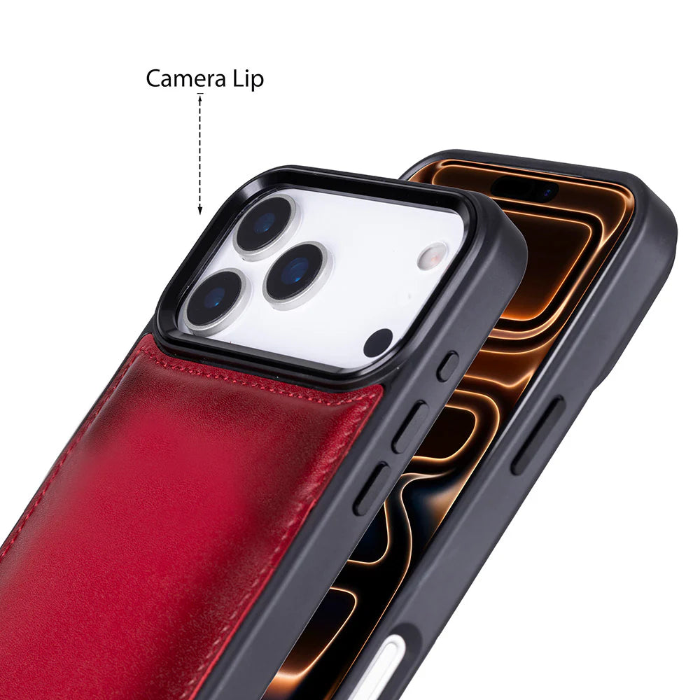 Magic iPhone 17 Pro Deri Ayrılabilir Cüzdan Kılıf (RFID, Bouletta)