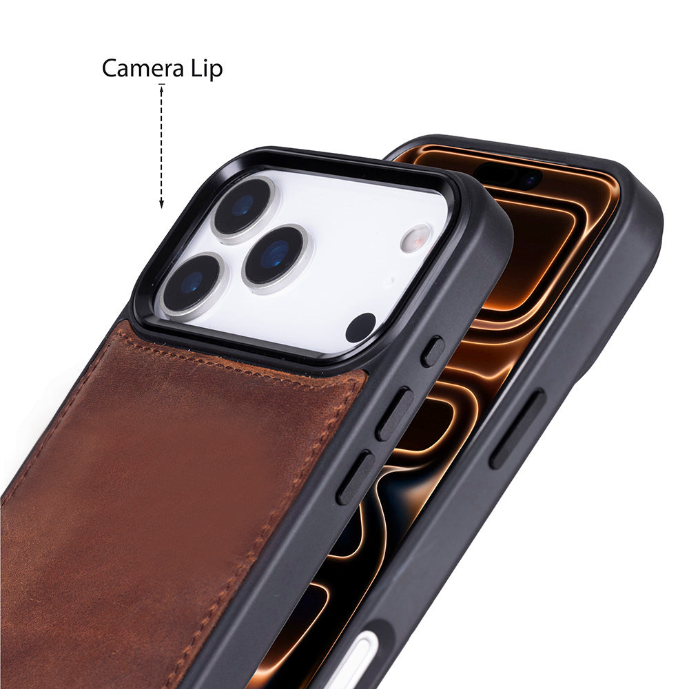 Magic iPhone 17 Pro Max Leather Detachable Wallet Case (RFID, Bouletta)