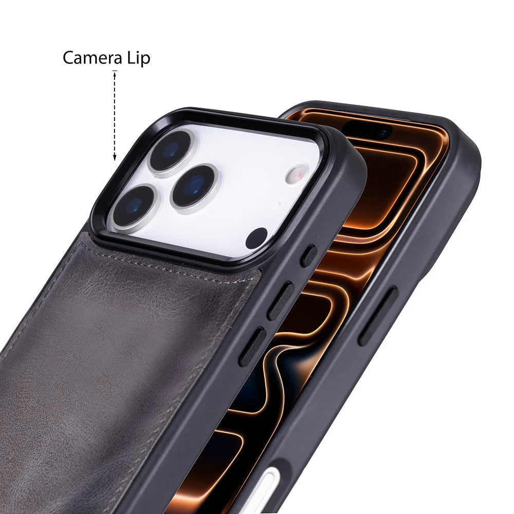 Magic iPhone 17 Pro Deri Ayrılabilir Cüzdan Kılıf (RFID, Bouletta)