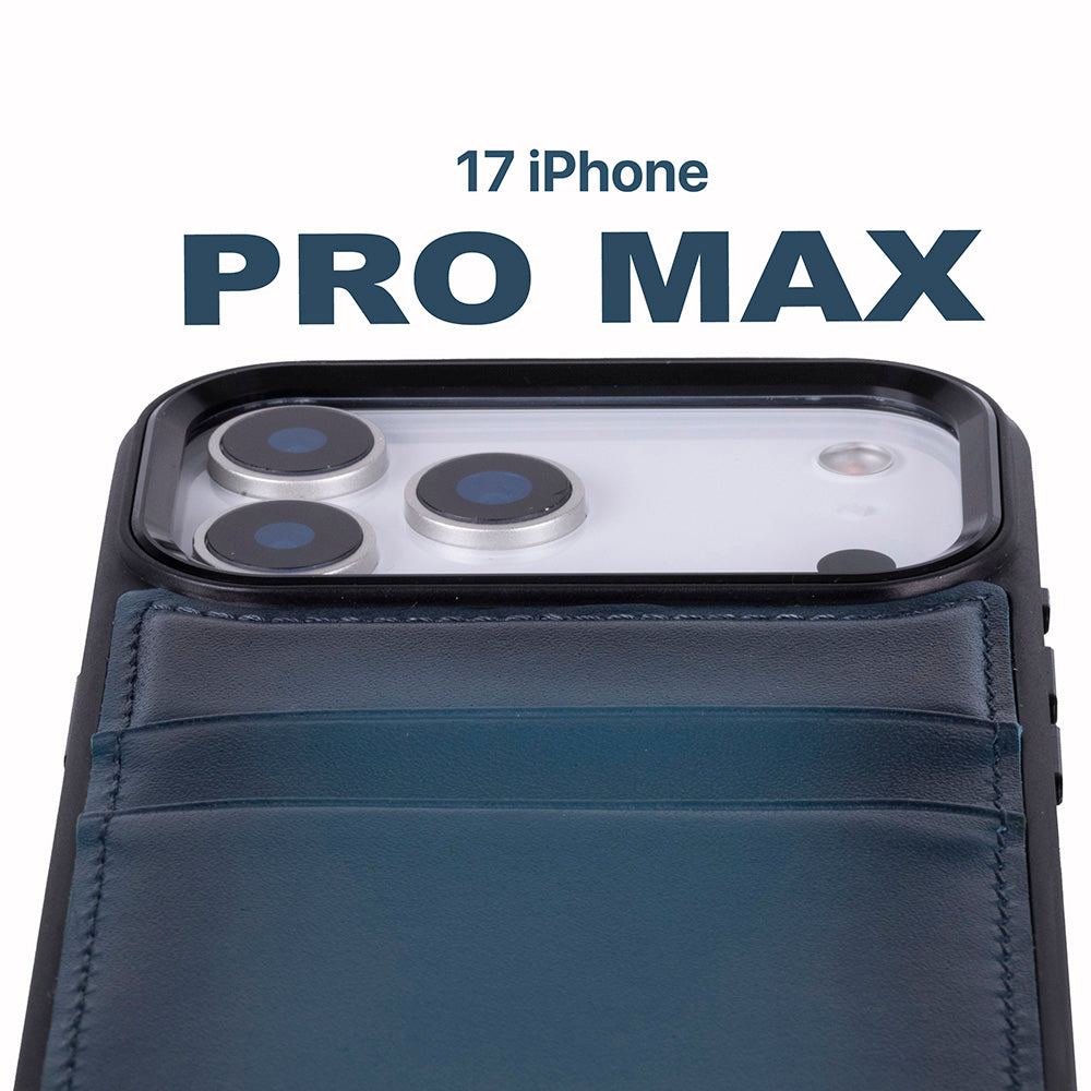 Flex iPhone 17 Pro Max Leather Case (Card Holder, Bouletta)