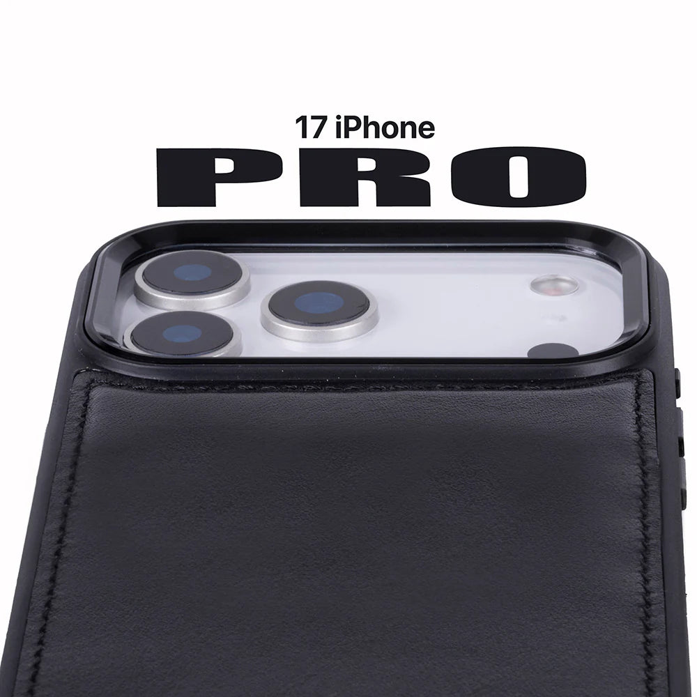 Magic iPhone 17 Pro Deri Ayrılabilir Cüzdan Kılıf (RFID, Bouletta)