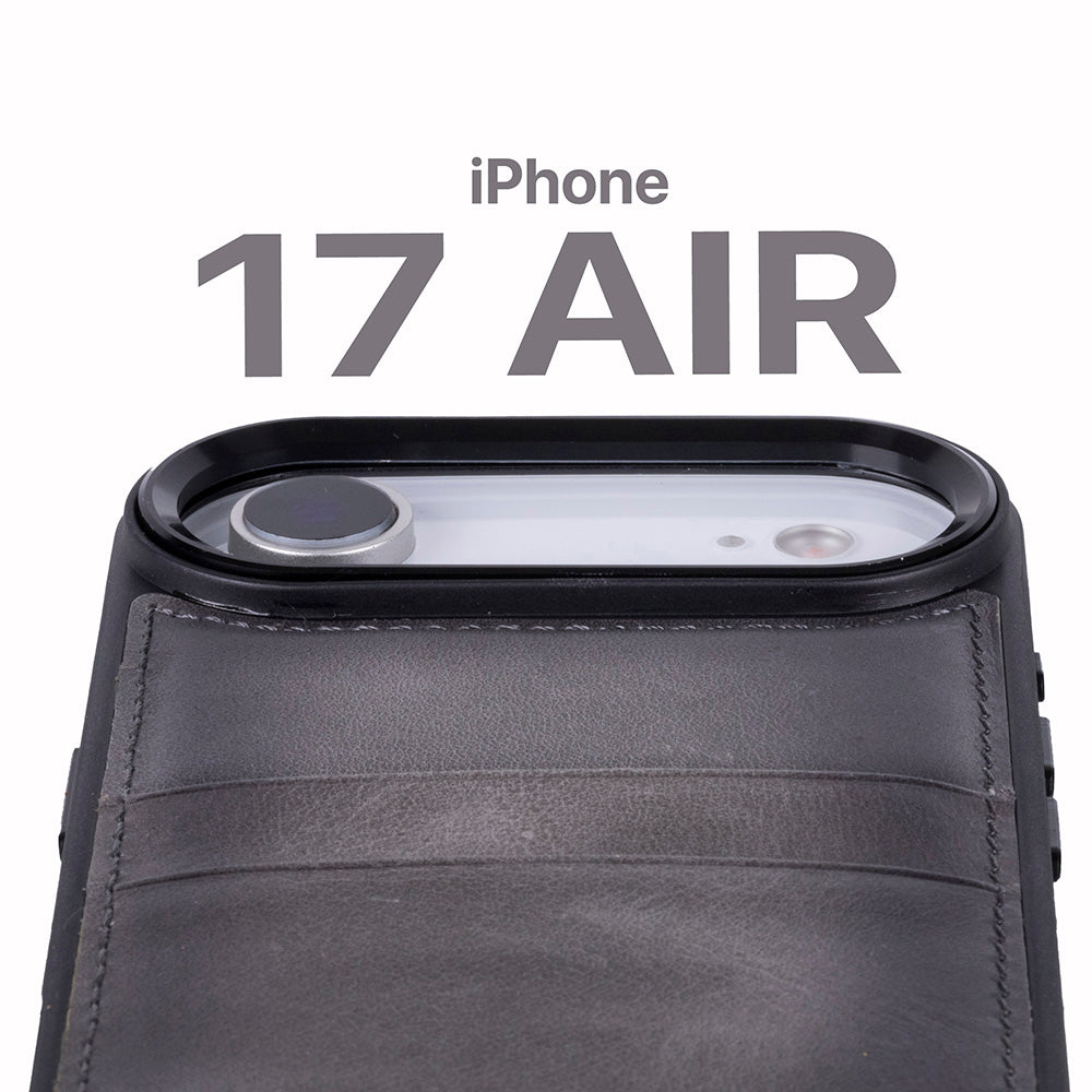 Flex iPhone 17 Air Leather Case (Card Holder, Bouletta)