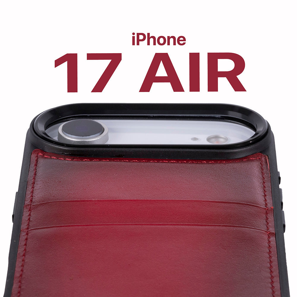 Flex iPhone 17 Air Leather Case (Card Holder, Bouletta)