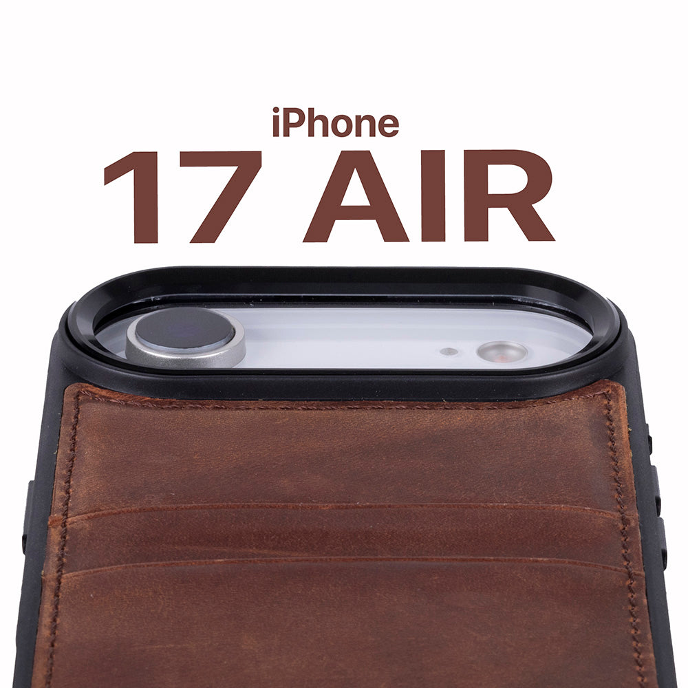 Flex iPhone 17 Air Leather Case (Card Holder, Bouletta)