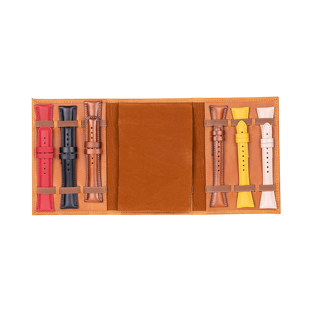 Triple Watch Band Genuine Leather Organizer