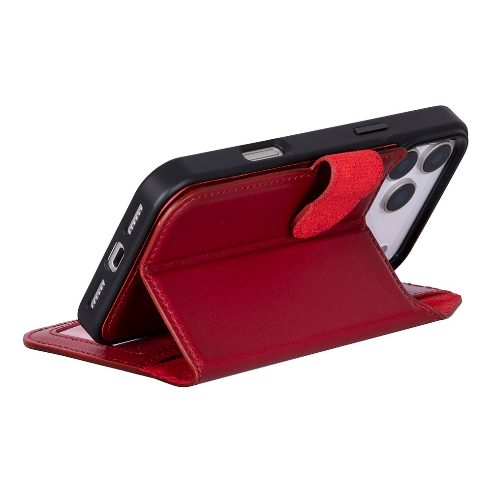 Magic iPhone 17 Pro Max Leather Detachable Wallet Case (RFID, Bouletta)