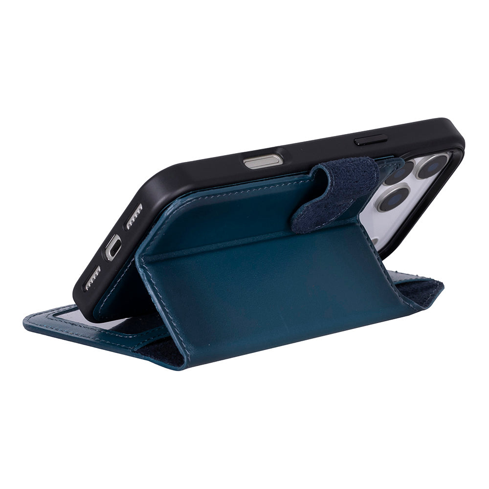 Magic iPhone 17 Pro Max Leather Detachable Wallet Case (RFID, Bouletta)