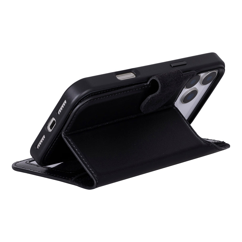 Magic iPhone 17 Pro Max Leather Detachable Wallet Case (RFID, Bouletta)