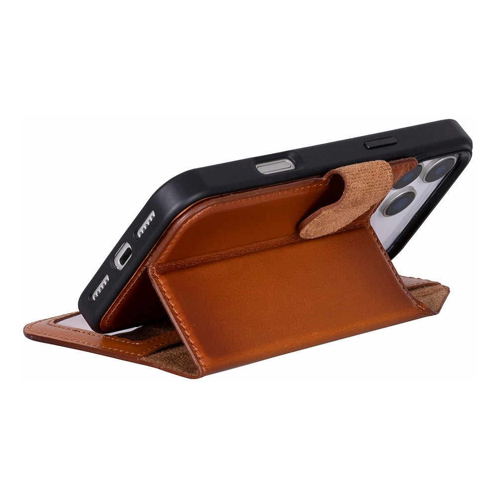 Magic iPhone 17 Pro Max Leather Detachable Wallet Case (RFID, Bouletta)