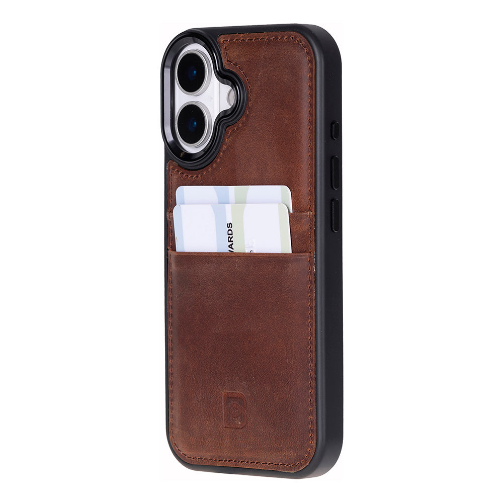 Flex iPhone 17 Deri Kılıf (Kartlık, Bouletta)