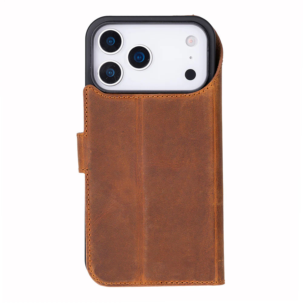 Magic iPhone 17 Pro Leather Detachable Wallet Case (RFID)