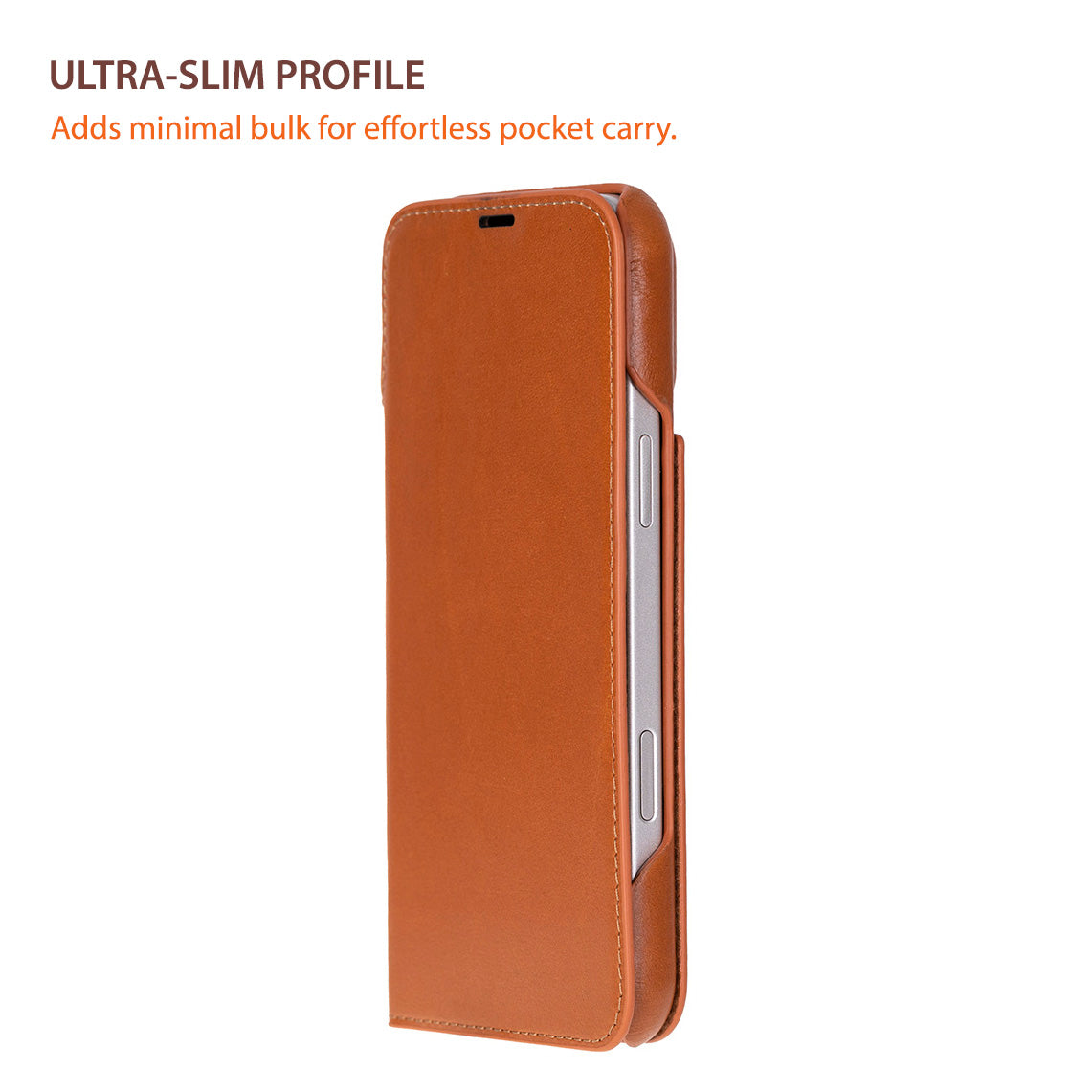 Sonat Genuine Leather iPhone 17 Pro Max Folio Case