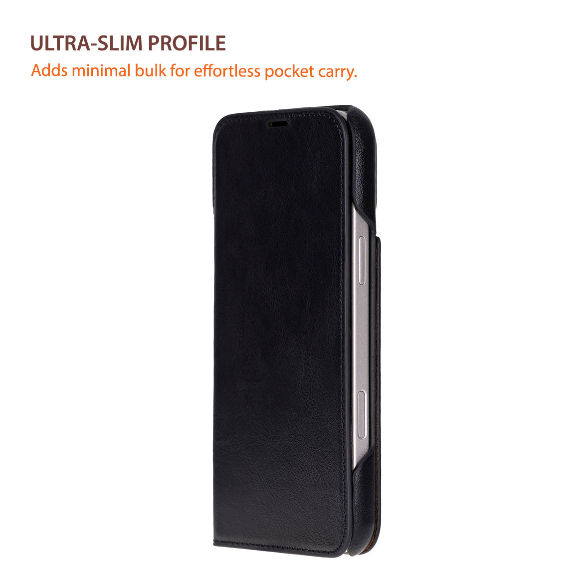Sonat iPhone 17 Pro Max Deri Cüzdan Kılıf