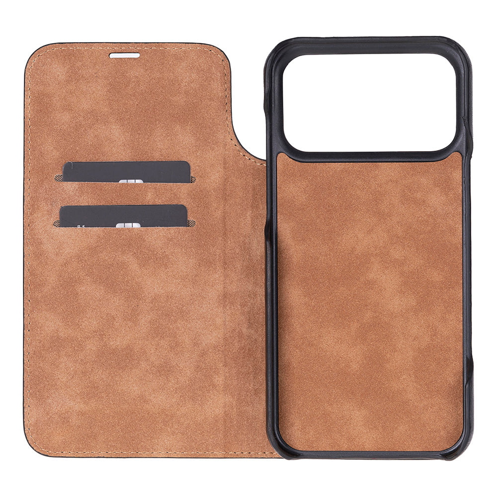 Sonat Genuine Leather iPhone 17 Pro Max Folio Case