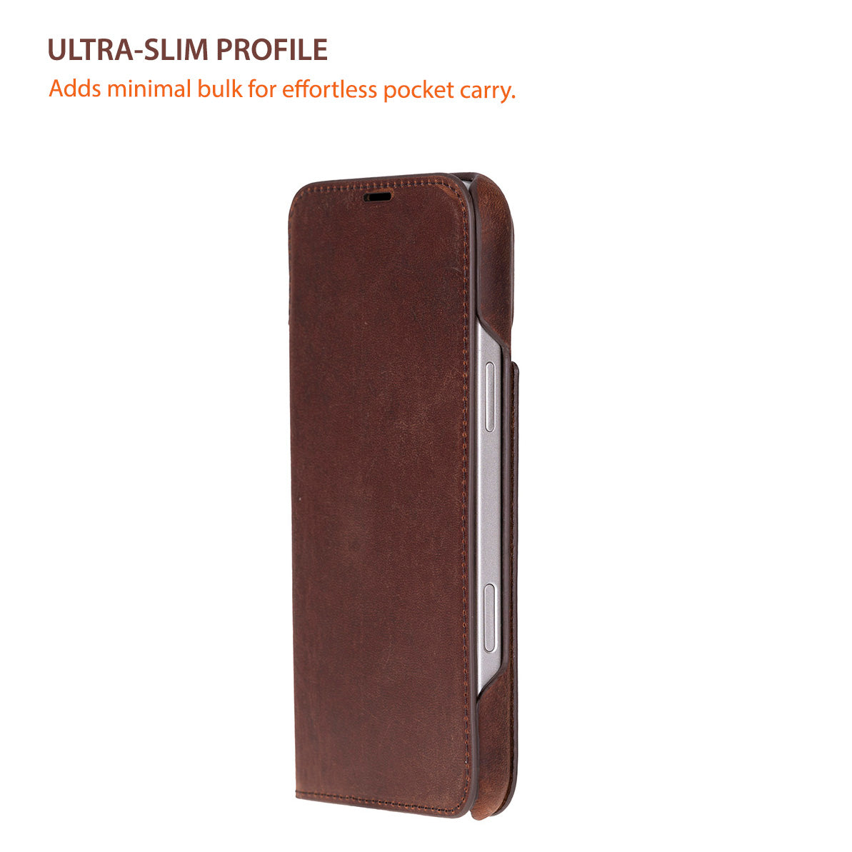 Sonat Genuine Leather iPhone 17 Pro Max Folio Case